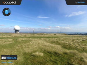 360° panorama on Titterstone Clee