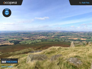 Panorama from Titterstone Clee