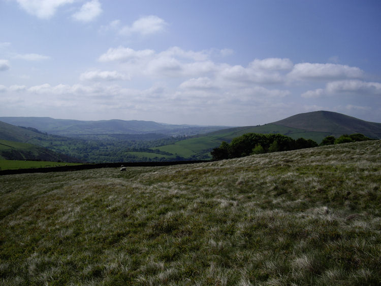Looking back: Hope Valley and Lose Hill