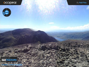 360° panorama of the Scafell Pike summit