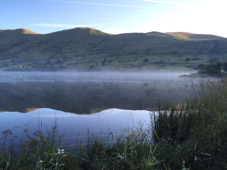 Morning mist on Llyn Cwellyn