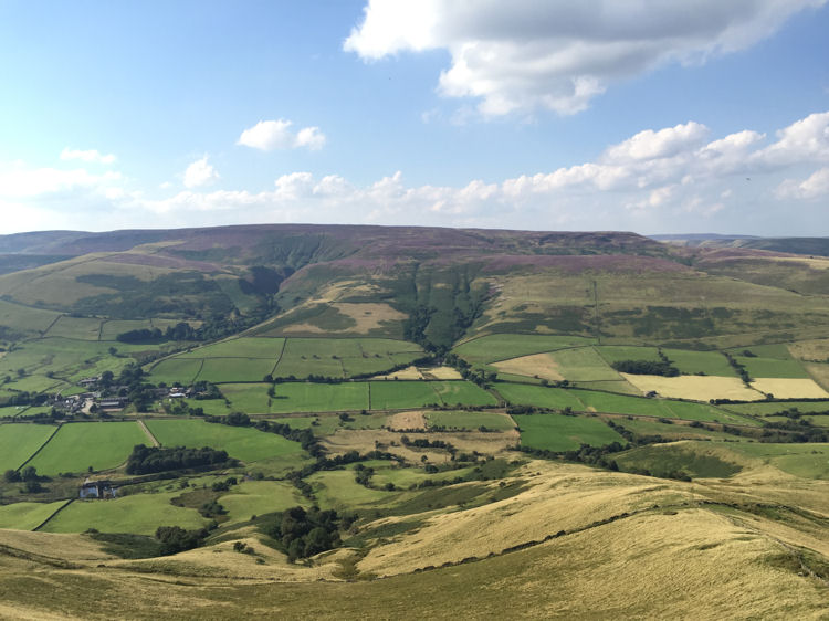 Kinder Plateau from Mam Tor
