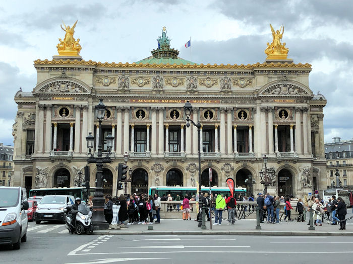 The Palais Garnier opera house