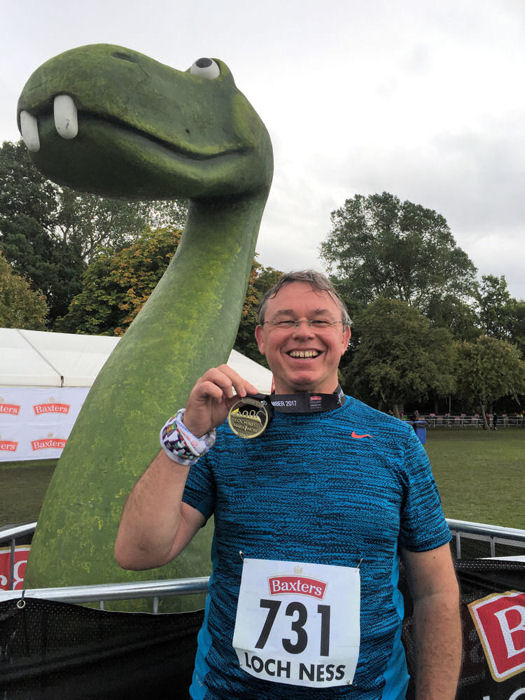 Baxters Loch Ness Marathon medal